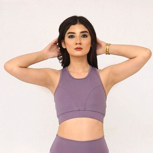 ชุดออกกำลังกายเล่นฟิตเนส2ชิ้นแบบโครงแบรนด์2024กางเกงรัดรูปยกก้นแบบไร้รอยต่อชุดเล่นกีฬากางเกงเลกกิ้งสำหรับสตรี - Product Image 5