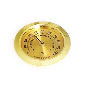 Higrómetro Analógico AEK-Tech de 37 mm con Marco de Metal Dorado para Humidor y Caja de Cigarros - Product Image 6