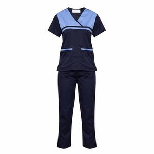 Ensemble d'uniformes de gommage médical personnalisés de vente chaude | Scrubs d'allaitement extensibles respirants unisexes avec logo - Product Image 5
