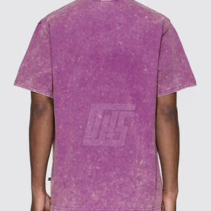 T-shirts pour hommes surdimensionnés en tissu premium délavé à l'acide, coupe décontractée, pour un style décontracté et urbain - Product Image 3