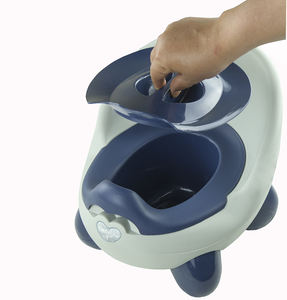 Nouveaux produits à succès, siège de toilette pour enfants avec couvercle, facile à nettoyer, design antidérapant, siège de toilette en plastique neuf, chaise d'apprentissage de la propreté - Product Image 4