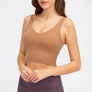 Nouveau soutien-gorge de sport pour femmes de qualité supérieure soutien-gorge de Yoga respirant en nylon Spandex personnaliser la conception en gros soutien-gorge pour femmes - Product Image 1