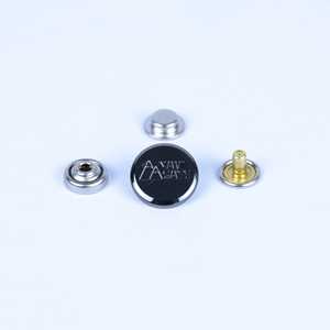 Bouton-pression pour la navigation, en acier, décoration émaillée personnalisée, lavable pour vêtements, sacs et autres, 10 mm, 15 mm, 17 mm, 18 mm, 20 mm - Product Image 1