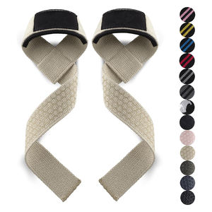 Lifting Wrist Straps for <b>Weightlifting</b>, Gym, Deadlift, Workout (Made of Premium Cotton & Padded) - Men & <b>Women</b> - Product Image 1