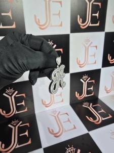 Elegante Colgante de Diamantes Naturales Estilo Hip-Hop, Cadena Personalizada de Oro Sólido de 14K, Diseño de Demonio de Moda de Lujo, Oro Rosa, Oro Blanco - Product Image 2