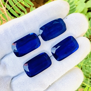 Piedra preciosa suelta certificada, tanzanita natural, corte esmeralda, piedra natal de diciembre con bloque azul D como piedra central, tierra extraída - Product Image 4