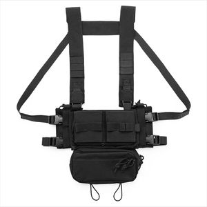 High quality custom design <b>Chest</b> Rig Hunting Vest Bag with Functional Extension <b>Storage</b> for Pouch Tactical <b>Chest</b> Rig - Product Image 4
