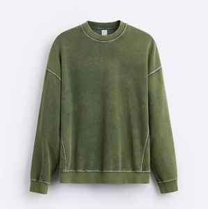 Conjunto de Sudadera con Capucha y Pantalones Deportivos Holgados de Algodón Grueso Personalizados para Hombre y Mujer, Ropa Casual de Calle, Unisex - Product Image 5