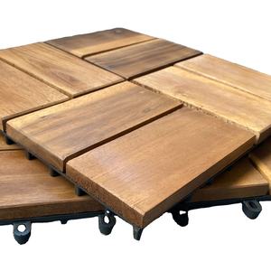 Dalles de terrasse en bois d'acacia du Vietnam - Imperméables et antidérapantes, design contemporain, garantie de plus de 5 ans pour une utilisation en extérieur - Product Image 5
