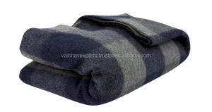 Manta Raschel Rectangular de lana 100% más vendida, logotipo personalizado, mantas tejidas a mano, usable con calefacción Lisa para tamaño doble directo - Product Image 6