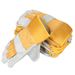 Nuevos guantes de conducción de cuero de estilo Simple para hombre, guantes de seguridad para las manos, guantes de trabajo para Conductor de grano de vaca - Product Image 3