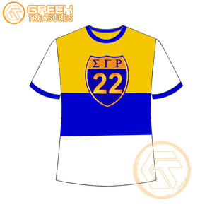 Vente en gros de t-shirt Sigma Gamma Rho pour femmes vêtements de sororité jersey de coton t-shirt respirant de haute qualité vêtements grecs pour femmes - Product Image 3