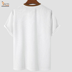 Slim Fit Casual Wear Hommes T-Shirts En Ligne Vente Chaude Hommes T-Shirts À Séchage Rapide Respirant 100% Coton T-Shirts Adultes Porter - Product Image 2
