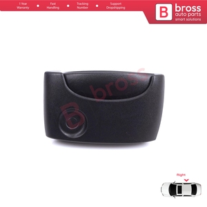 BDP1558-2 poignée d'ouverture extérieure de porte coulissante côté droit noir pour Kangoo KC Express FC Kubistar MK1 X76 8200107372 - Product Image 3