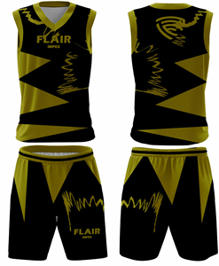 Conjunto de Camiseta y Pantalones Cortos de Baloncesto Unisex de Alta Calidad, Personalizable con Impresión Digital, Transpirable y Antibacteriano - Product Image 5