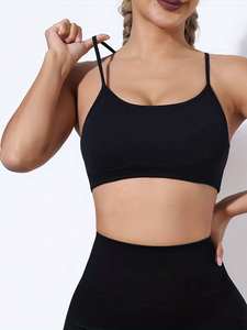 Sujetador Deportivo de Alta Sujeción para Mujer, Top Deportivo para Fitness, Yoga, Gimnasio, Ejercicio, Ropa Deportiva Elástica, Sujetador Atlético Cómodo - Product Image 5