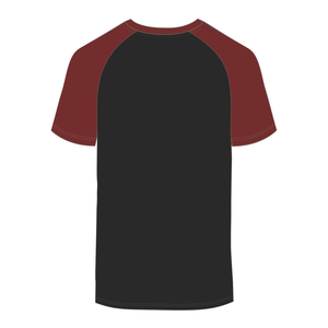 Camiseta Kappa Alpha Psi Noire con Bordado Chenille en Inglés Antiguo, Manga Raglán, Fraternidad Griega Nupe 1911, Algodón Premium - Product Image 4