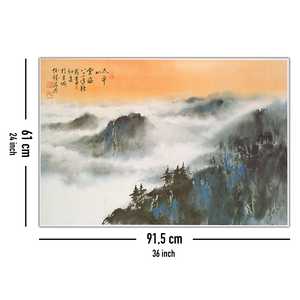 โปสเตอร์ภาพทิวทัศน์ภูเขาจีน เซห์ชิงเหมา สำหรับตกแต่งผนัง - Product Image 2