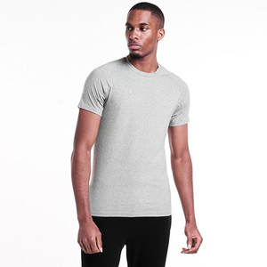 65% coton 35% polyester personnalisé logo privé vêtements d'entraînement vêtements de sport vêtements de fitness plaine blanc hommes t-shirt - Product Image 4