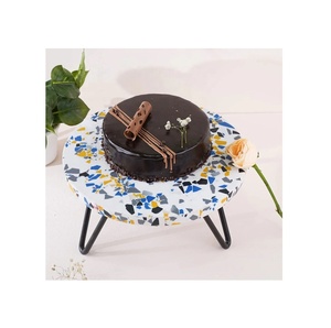 Soporte para tartas con estampado de cebra, soporte para tartas de Metal y mármol, decoración para el hogar - Product Image 2