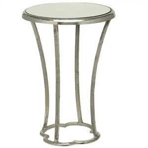 Simple Silver Matt Side End Table for Home Hotel & Restaurant Coffee Table Modern Design Durable & Eco-Friendly Negotiable Price - Product Image 1
