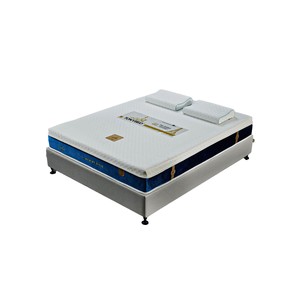 Colchones de espuma viscoelástica de látex modernos de alta calidad cubierta de tela de punto de refrigeración OEM ODM al por mayor para la escuela Hotel dormitorio Vietnam - Product Image 1