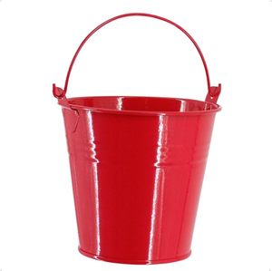 Bac à fleurs en métal de conception classique avec poignée latérale couleur bleue pour la maison intérieur jardin décor fleur planteur seaux - Product Image 5