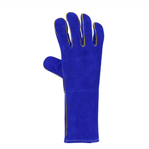 Meilleures ventes de gants de soudage confortables en cuir fabriqués sur mesure avec un design unique Service OEM Couleur unie pour la conduite de soudage - Product Image 3