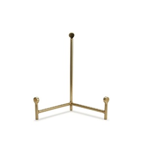 Soporte de placa de metal con base de desplazamiento adornado decorativo perfecto para mesas de entrada de granja que muestran platos de temporada - Product Image 1