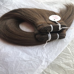 Extensions de cheveux lisses et colorés, qualité supérieure 100%, cuticule alignée #4, vente en gros, liste de prix, vendeur indien - Product Image 2
