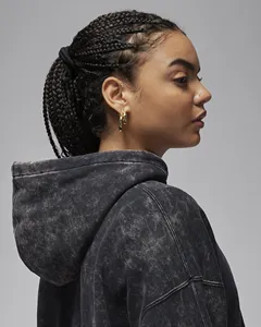 Sweat-shirts à capuche surdimensionnés pour femmes et couples, en molleton épais, sweat-shirts athlétiques à capuche, pulls, poches cachées - Product Image 3