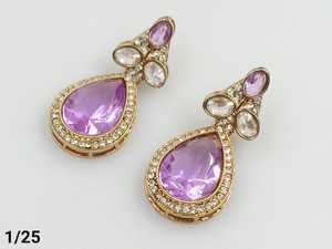 Traditional and Fashionable Latest Designer Indian Wholesale Jewelry of <b>Jhumka</b> Kundan <b>Earring</b> for Women Stylish <b>Earring</b> Jewlery - Product Image 4