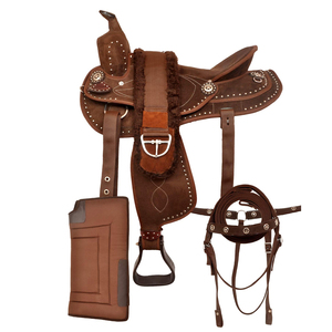 Sillín de caballo inglés de color sólido multiusos de cuero puro con alto precio Sillín de caballo de buena calidad más vendido - Product Image 2