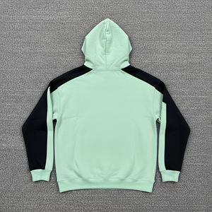 เสื้อฮู้ดดี้สตรีทแวร์แบบใหม่ปี 2025 ทรงหลวม ไหล่ตก ผ้าฝ้าย 100% สีสันตัดกัน แฟชั่น ระบายอากาศได้ดี เหมาะสำหรับใส่ออกกำลังกาย - Product Image 5