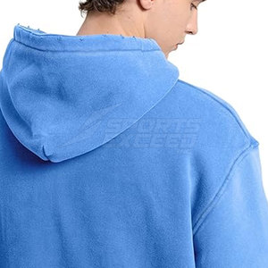 Sudaderas con Capucha de Invierno con Lavado Ácido y Logotipo Personalizado, Color Personalizado para Hombre, Venta al Por Mayor de Fábrica 2025 - Product Image 6