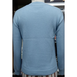 เสื้อสเวตเตอร์ผู้หญิง แขนยาว คอทรงกลม ลายเรียบ ผ้าผสมโพลีเอสเตอร์/ไนลอน ถักลายแจ็คการ์ด ดีไซน์หรูหรา - Product Image 2