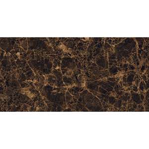 Orientbell Vitrified (GVT) 600X1200 DR Super Gloss Emperador Brown Acabado brillante Azulejos grandes Azulejos de porcelana para piso de pared grande - Product Image 4