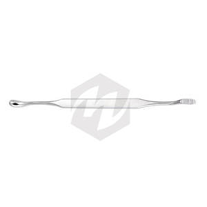 Lima Dental Quirúrgica de Doble Punta con Mango Liso, Excavadores Dentales para Injertos Médicos, Hechos de Acero Alemán - Product Image 6