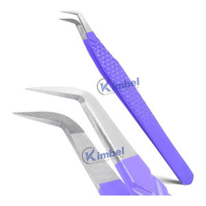 แหนบปลายขนตาเพิ่มวอลลุ่มพร้อมด้ามจับเพชรแบบกำหนดสีเองได้เส้นใยระดับมืออาชีพ - Product Image 1