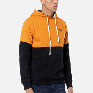 Sweats à capuche en polyester 100% coton pour hommes Service OEM Logo personnalisable Motif solide Sweat à capuche saison d'hiver - Product Image 4