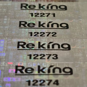 สติกเกอร์โฮโลแกรมแบบพิมพ์เอง กระดาษกาวโฮโลแกรม ติดหมายเลขคู่ สำหรับฉลากบรรจุภัณฑ์ รุ่น Digititech Label รุ่น P26 - Product Image 1