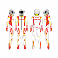 Traje anticorte universal de nivel 3 para hombres y mujeres, traje de piel Go-kart de tela estirada de cuatro lados, ropa de carreras Go-kart