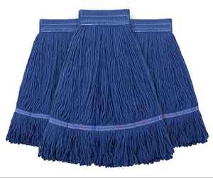 Tête de vadrouille de remplacement en coton bleu Chiffon de nettoyage industriel - Product Image 6