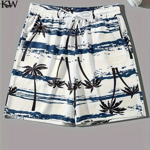 Shorts décontractés pour hommes, nouvelle collection été 2025, imprimé numérique 3D, coupe ample et droite, vêtements pour hommes tendance - Product Image 2