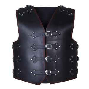 Chaleco de cuero de motorista de alta calidad personalizado a la moda elegante para hombre y mujer - Product Image 4