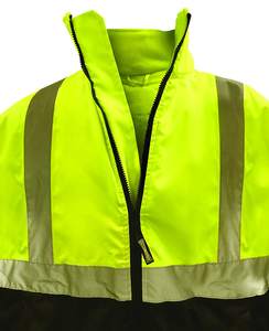 Chaqueta de Seguridad de Alta Visibilidad con Bolsillos Delanteros y Ajuste Ajustable para Trabajo al Aire Libre - Product Image 5