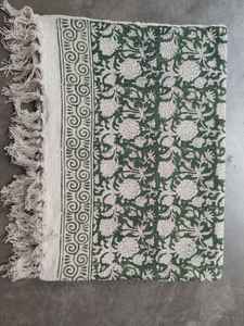 Literie décorative moderne de luxe d'hiver bohème indienne 100% coton rectangulaire solide tissée à motifs imprimés respirante écologique - Product Image 2