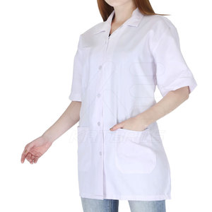 Service OEM, qualité supérieure, blouse de laboratoire unisexe 100% coton, dernier design, uniformes d'hôpital, logo personnalisé, faible MOQ - Product Image 5