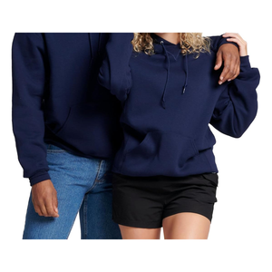 เสื้อฮู้ดสวมหัวแบบสวมหัวผ้าฟลีซผ้าฝ้าย100% สำหรับผู้ชายระบายอากาศได้ดีสวมใส่สบายสำหรับฤดูหนาว - Product Image 3