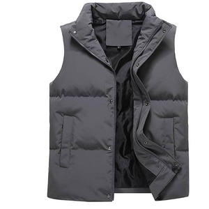 Hombres abrigos acolchados burbuja puffer chaleco con capucha cálido invierno hombres invierno puffer burbuja chaleco para invierno Chaleco de alta calidad - Product Image 4